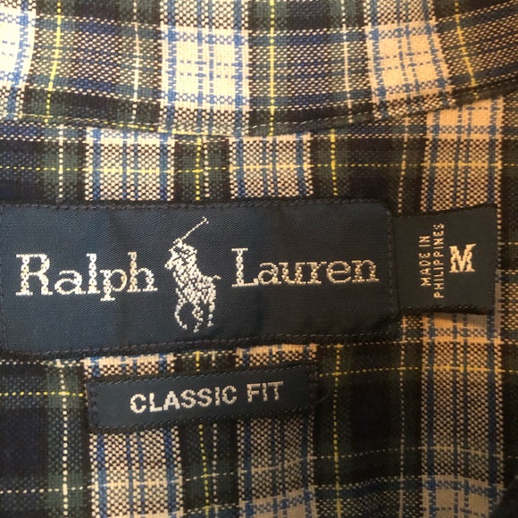 Mens Ralph Lauren button down medium - Picture 4 of 6